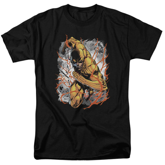 Justice League Reversed Mens T Shirt Black