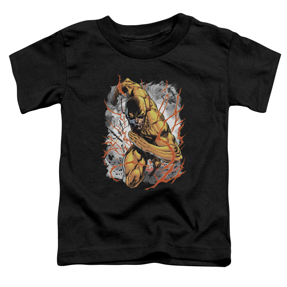 Justice League Reversed Toddler Kids Youth T Shirt Black