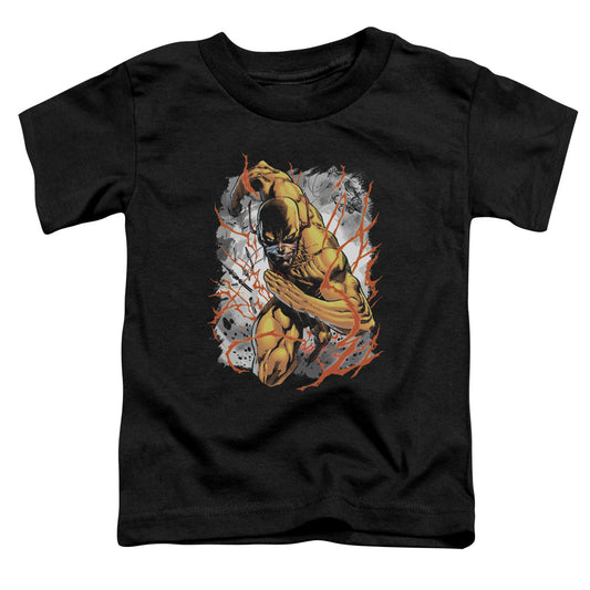 Justice League Reversed Toddler Kids Youth T Shirt Black