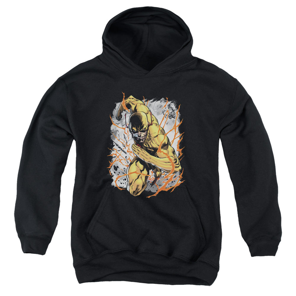 Justice League Reversed Kids Youth Hoodie Black