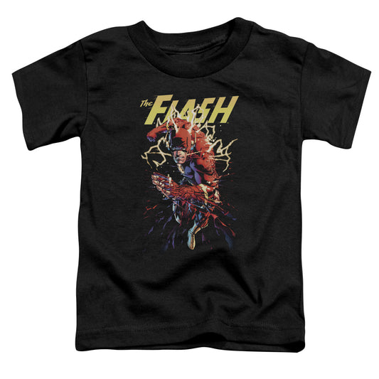 Justice League Ripping Apart Toddler Kids Youth T Shirt Black