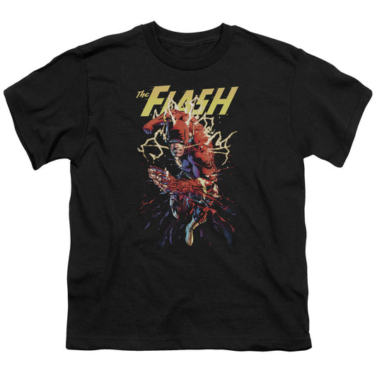 Justice League Ripping Apart Kids Youth T Shirt Black