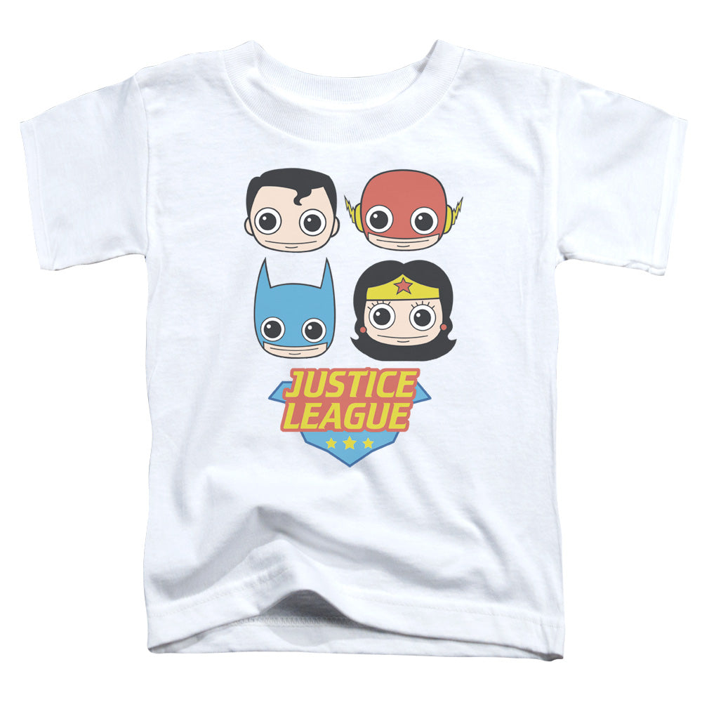 Justice League Lil League Toddler Kids Youth T Shirt White