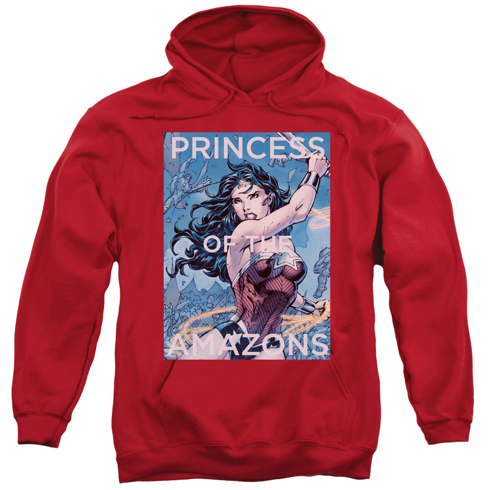 Justice League Princess of the Amazons Mens Hoodie Red