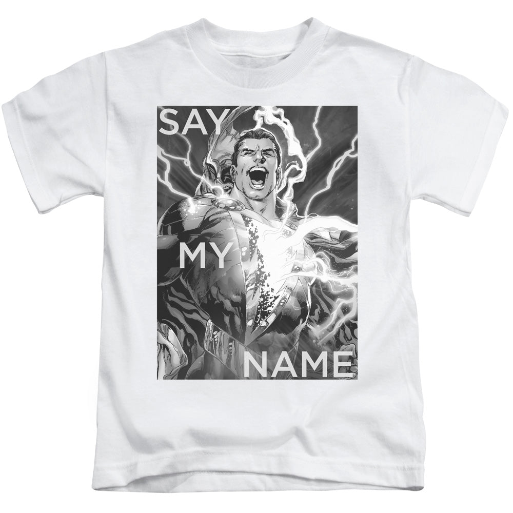 Justice League Say My Name Juvenile Kids Youth T Shirt White