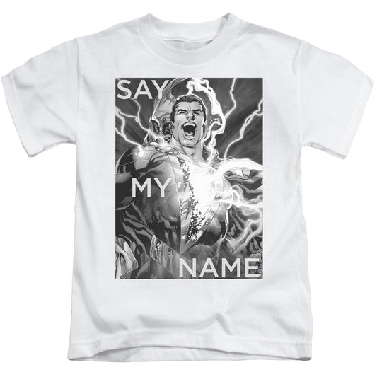 Justice League Say My Name Juvenile Kids Youth T Shirt White
