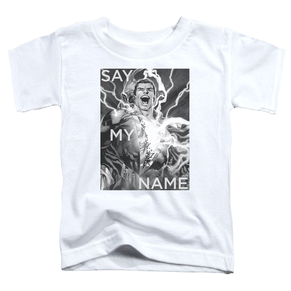 Justice League Say My Name Toddler Kids Youth T Shirt White