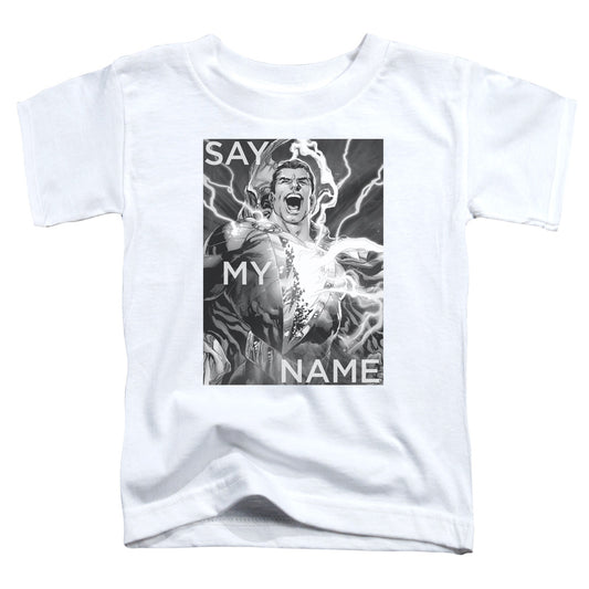Justice League Say My Name Toddler Kids Youth T Shirt White