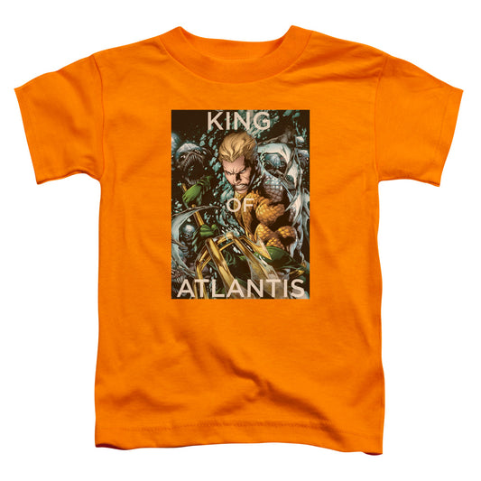 Justice League King of Atlantis Toddler Kids Youth T Shirt Orange