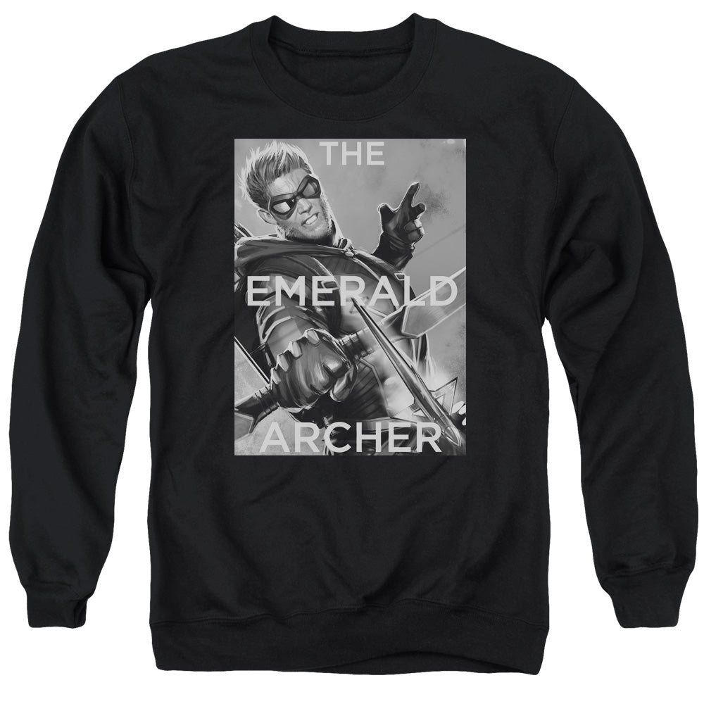 Justice League Trigger Mens Crewneck Sweatshirt Black