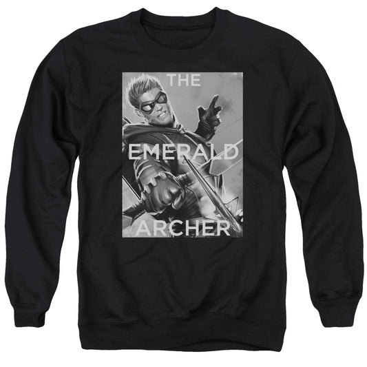 Justice League Trigger Mens Crewneck Sweatshirt Black
