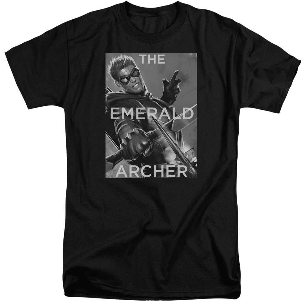 Justice League Of America Trigger Mens Tall T Shirt Black Officially Licensed