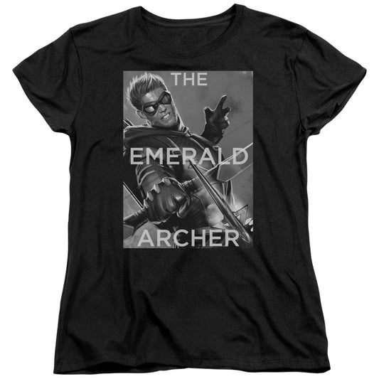 Justice League Trigger Womens T Shirt Black