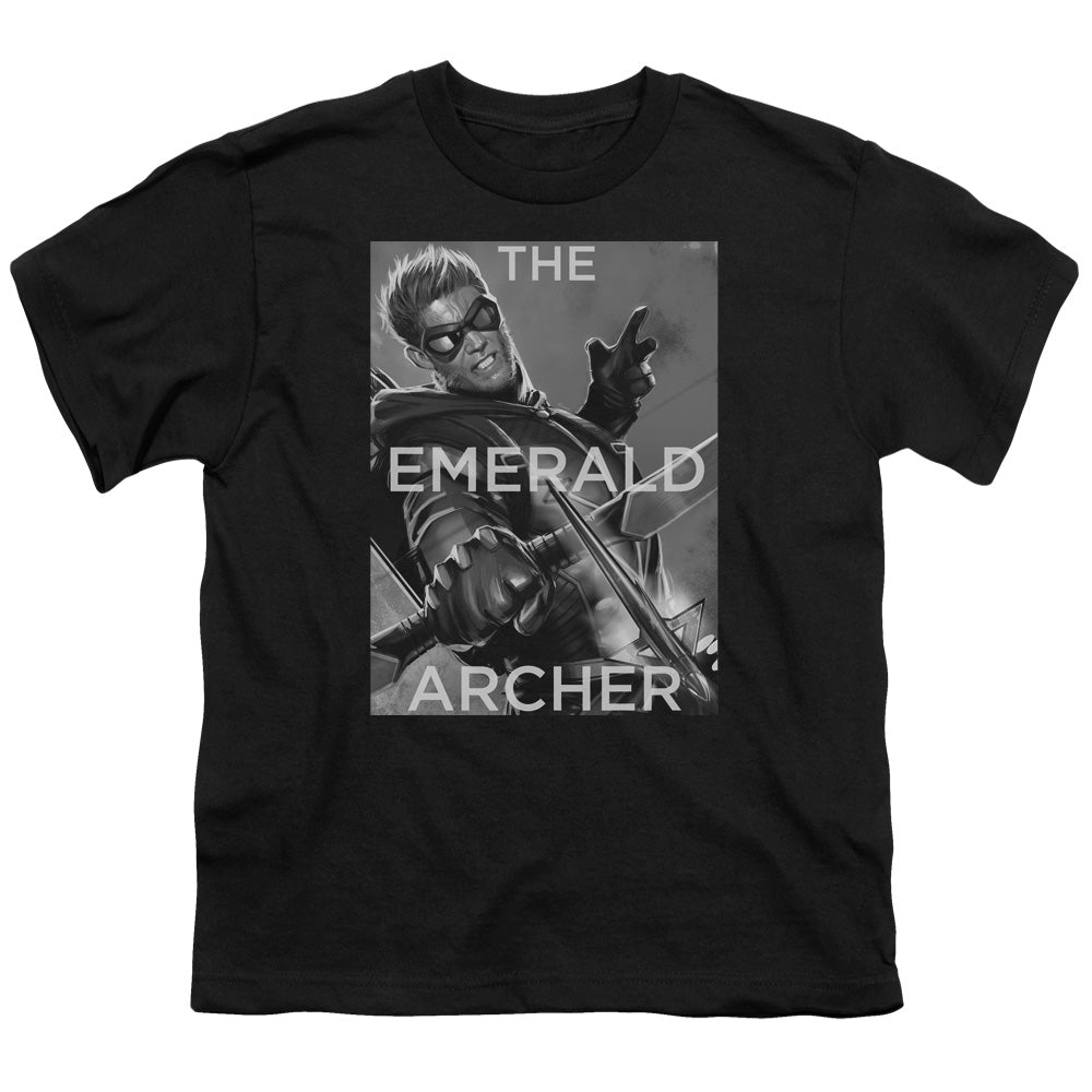 Justice League Trigger Kids Youth T Shirt Black