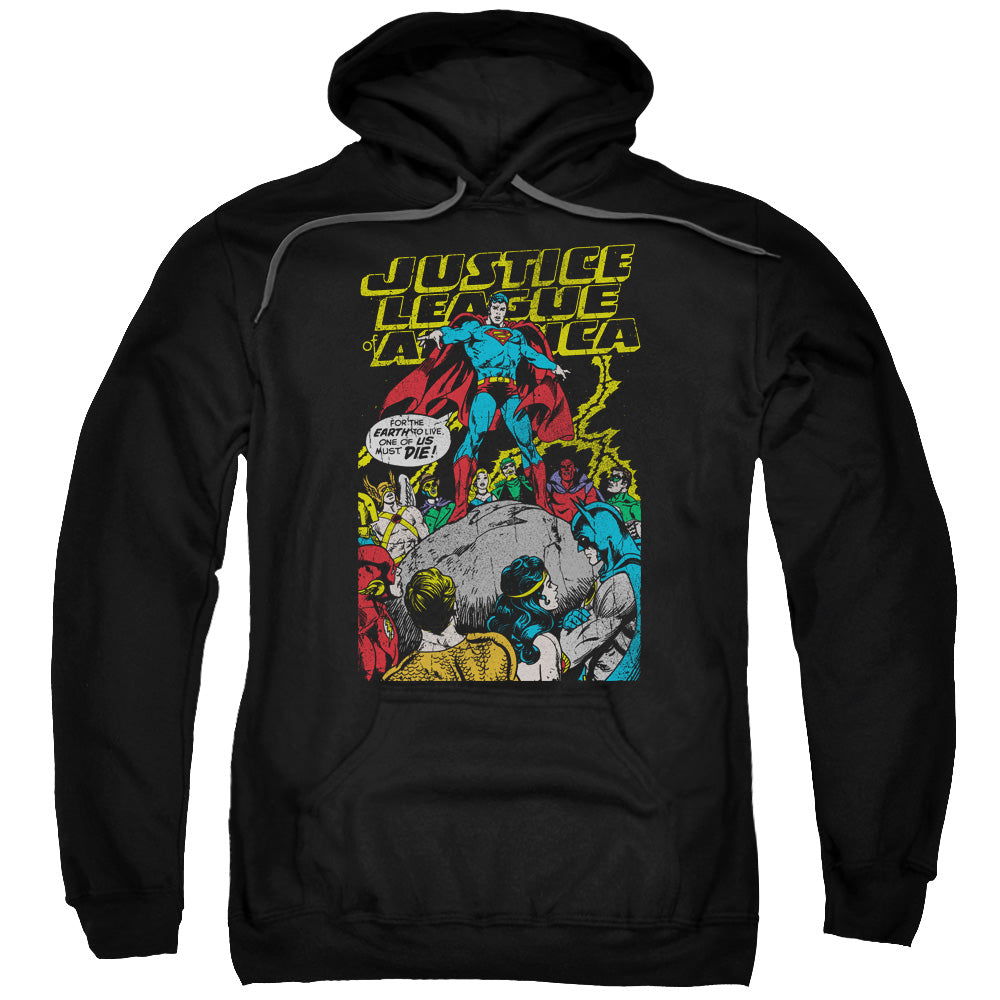 Justice League Ultimate Scarifice Mens Hoodie Black