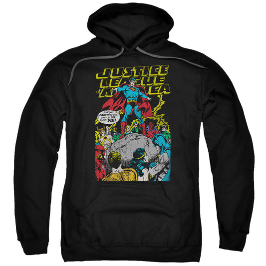 Justice League Ultimate Scarifice Mens Hoodie Black