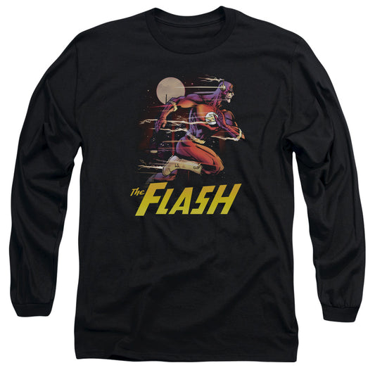 Justice League City Run Mens Long Sleeve Shirt Black