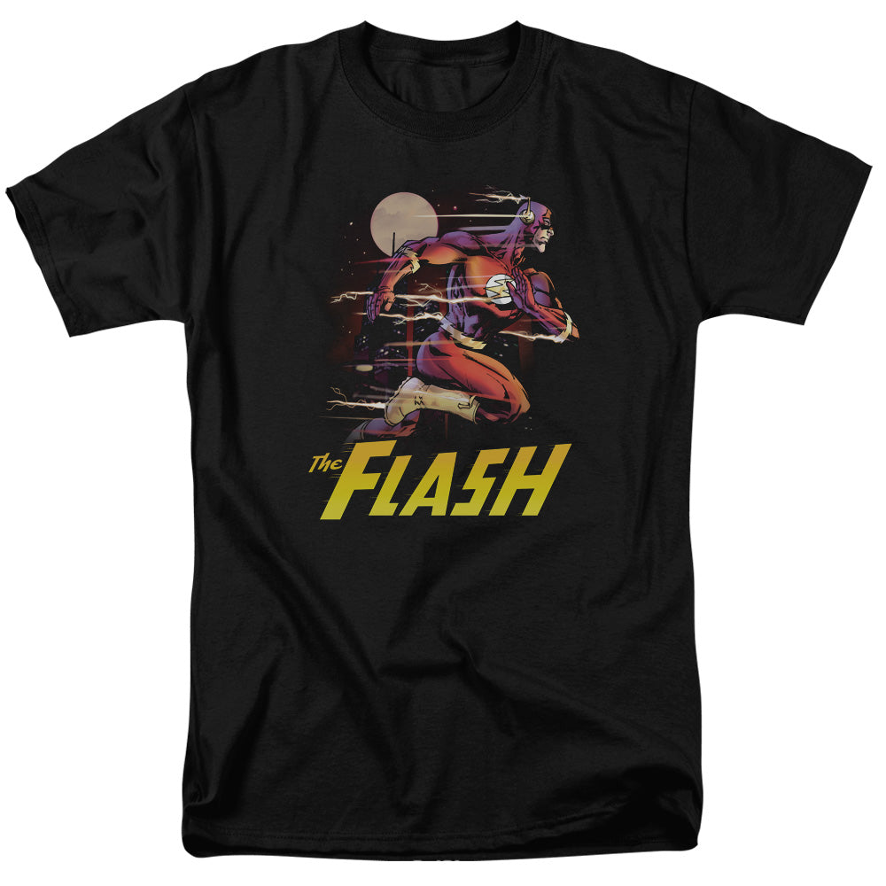 Justice League City Run Mens T Shirt Black