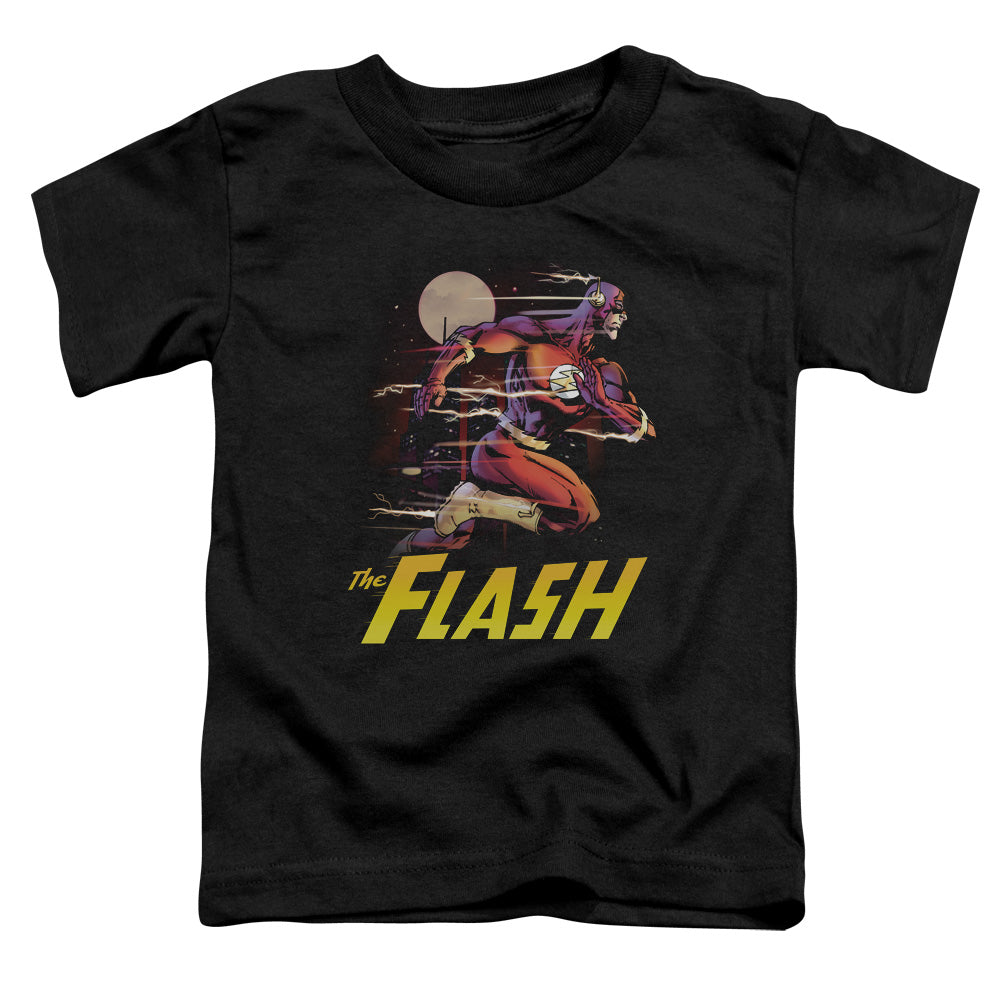Justice League City Run Toddler Kids Youth T Shirt Black