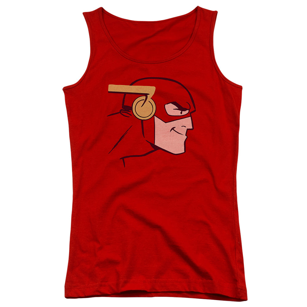 Justice League Cooke Head Womens Tank Top Shirt Red