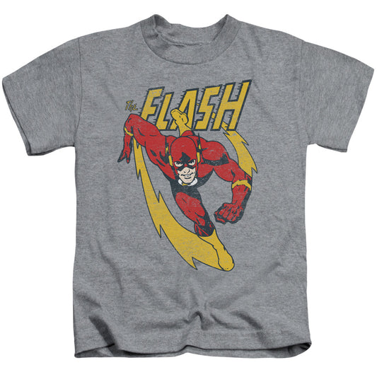 Justice League Lightning Trail Juvenile Kids Youth T Shirt Athletic Heather