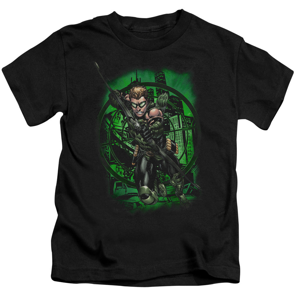 Justice League in My Sight Juvenile Kids Youth T Shirt Black