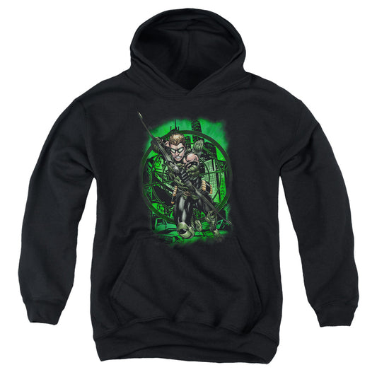 Justice League in My Sight Kids Youth Hoodie Black