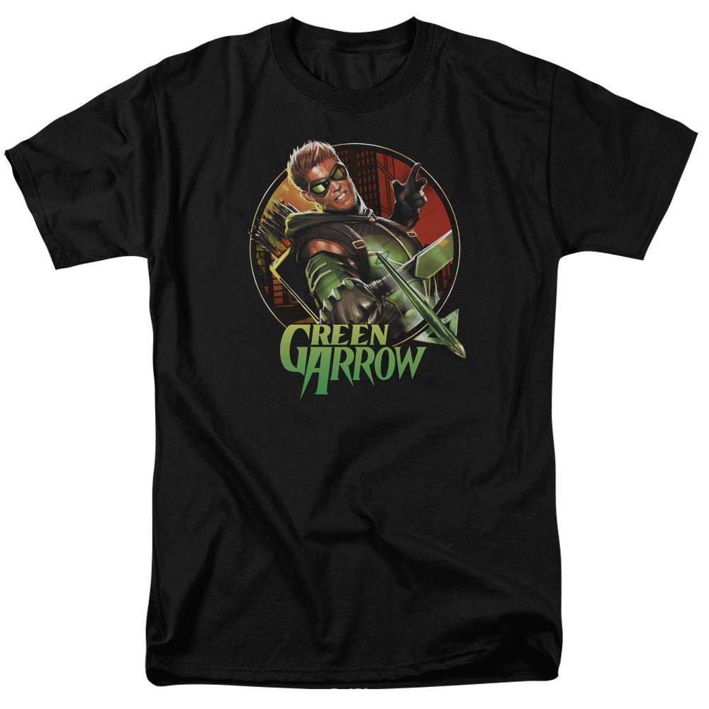 Jla Sunset Archer Mens T Shirt Black