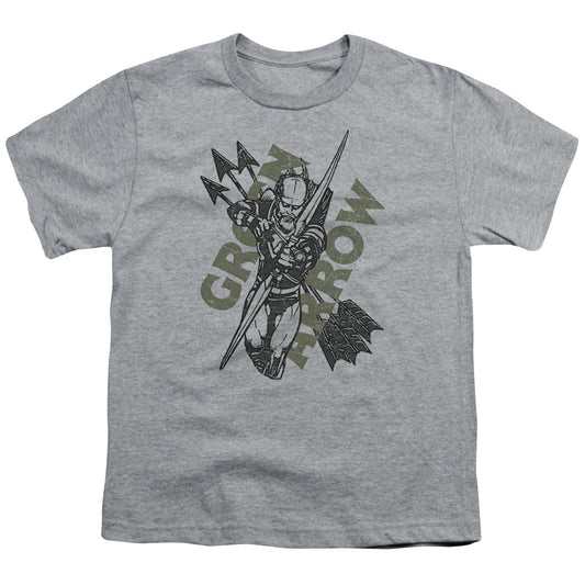 Justice League Archers Arrows Kids Youth T Shirt Athletic Heather