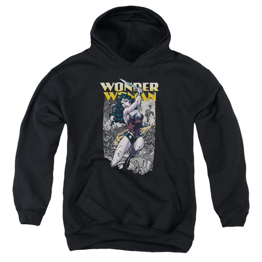 Justice League Wonder Slice Kids Youth Hoodie Black