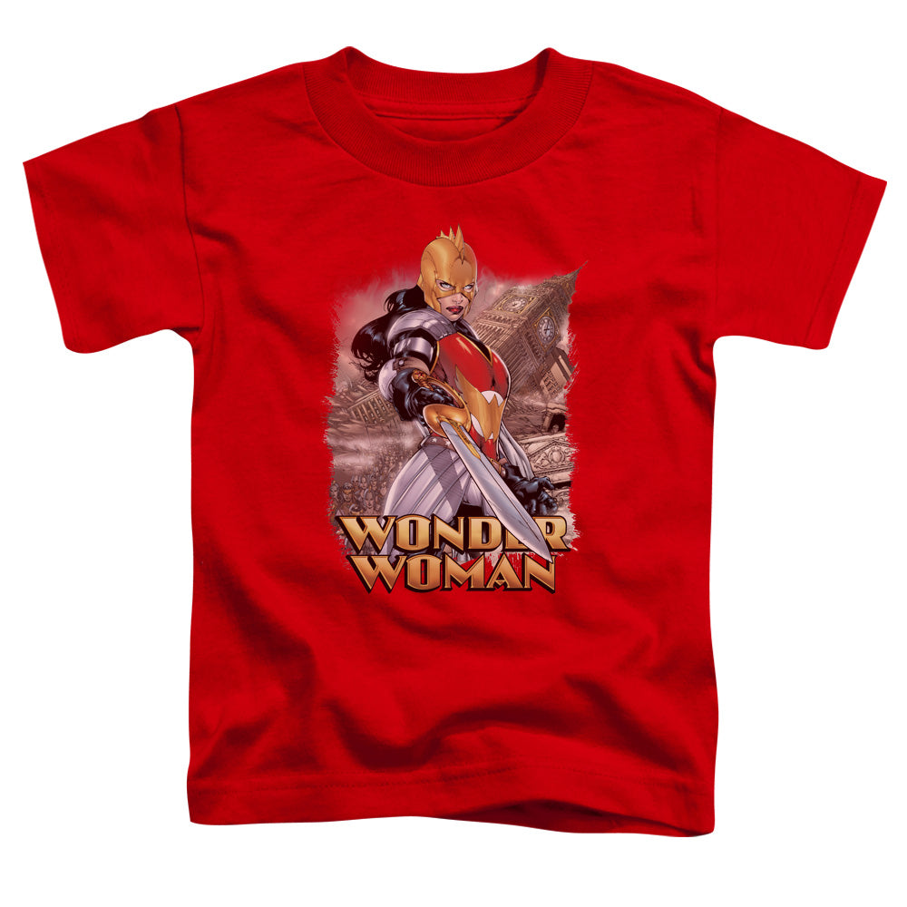Justice League Wonder Woman Toddler Kids Youth T Shirt Red