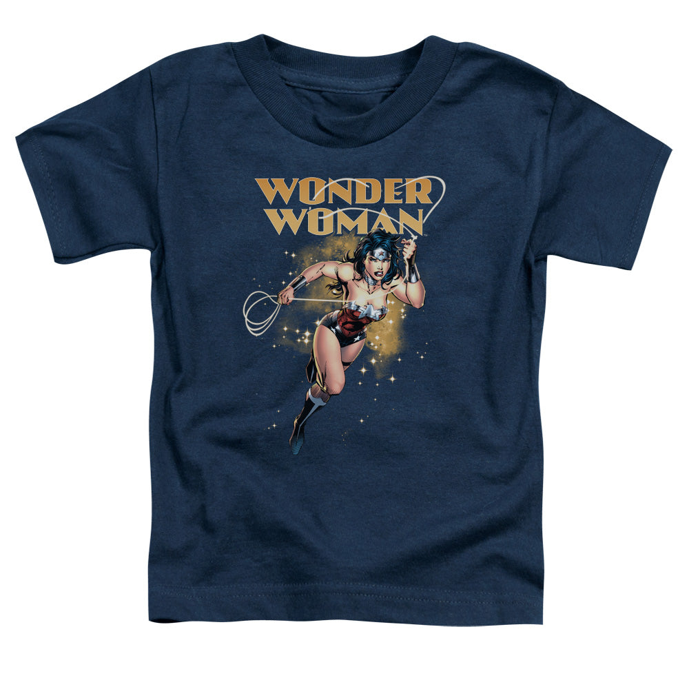Justice League Star Lasso Toddler Kids Youth T Shirt Navy Blue