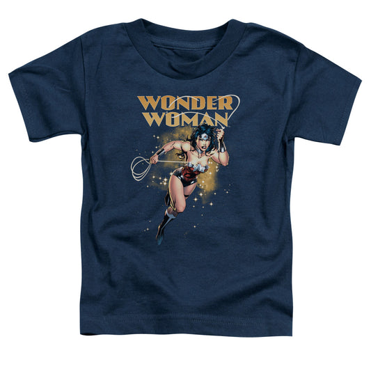 Justice League Star Lasso Toddler Kids Youth T Shirt Navy Blue