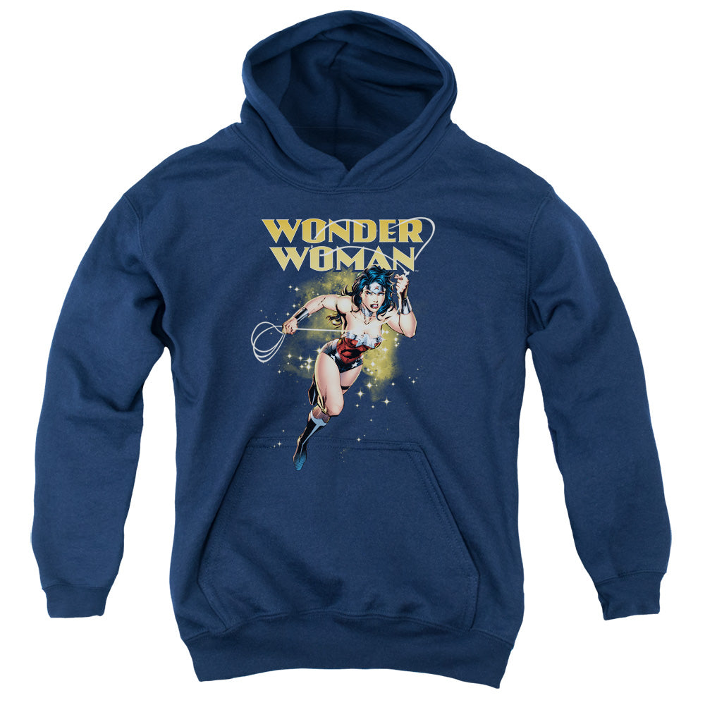 Justice League Star Lasso Kids Youth Hoodie Navy Blue