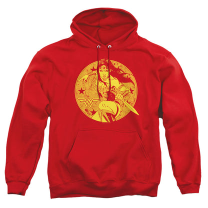 Justice League Of America Young Wonder Mens Hoodie Red Officially Licensed