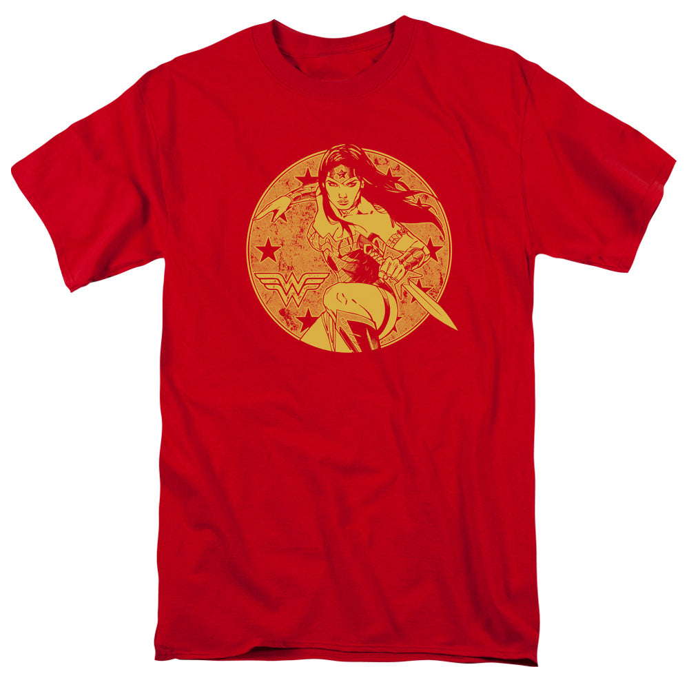 Justice League Young Wonder Mens T Shirt Red