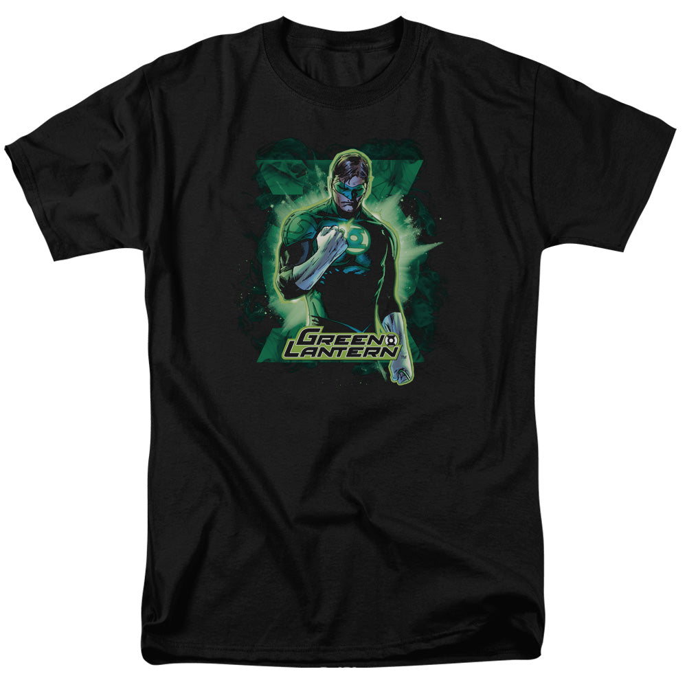 Justice League Green Lantern Brooding Mens T Shirt Black