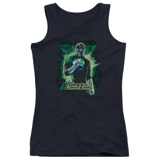 Justice League Gl Brooding Womens Tank Top Shirt Black