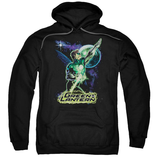 Justice League Hal Galaxy Mens Hoodie Black