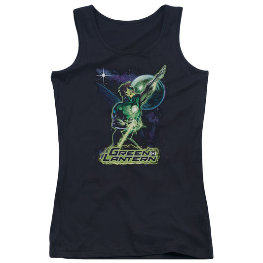 Justice League Hal Galaxy Womens Tank Top Shirt Black