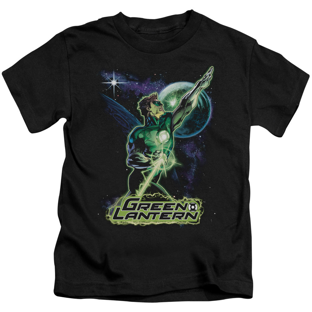 Justice League Hal Galaxy Juvenile Kids Youth T Shirt Black