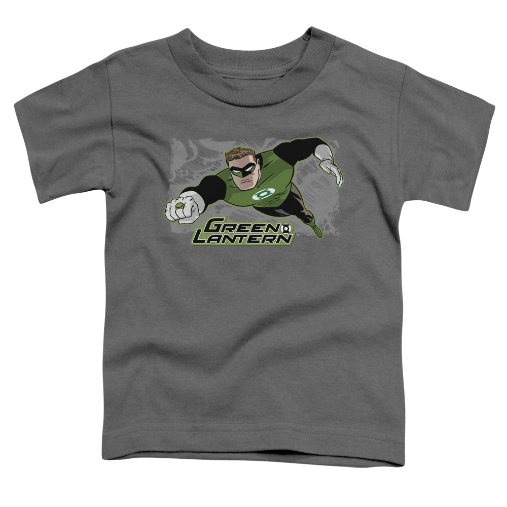 Justice League Space Cop Toddler Kids Youth T Shirt Charcoal