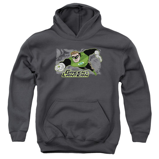 Justice League Space Cop Kids Youth Hoodie Charcoal