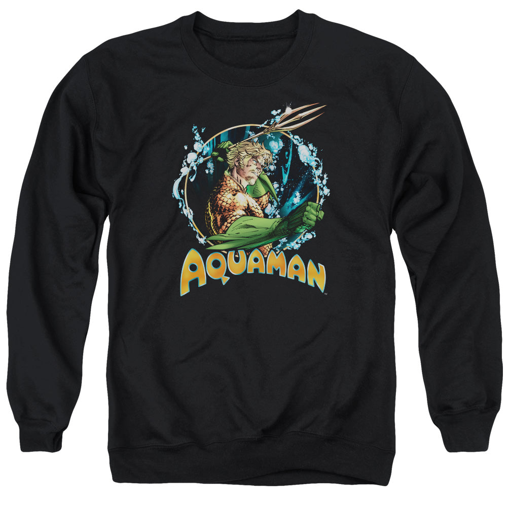 Justice League Ruler of the Seas Mens Crewneck Sweatshirt Black