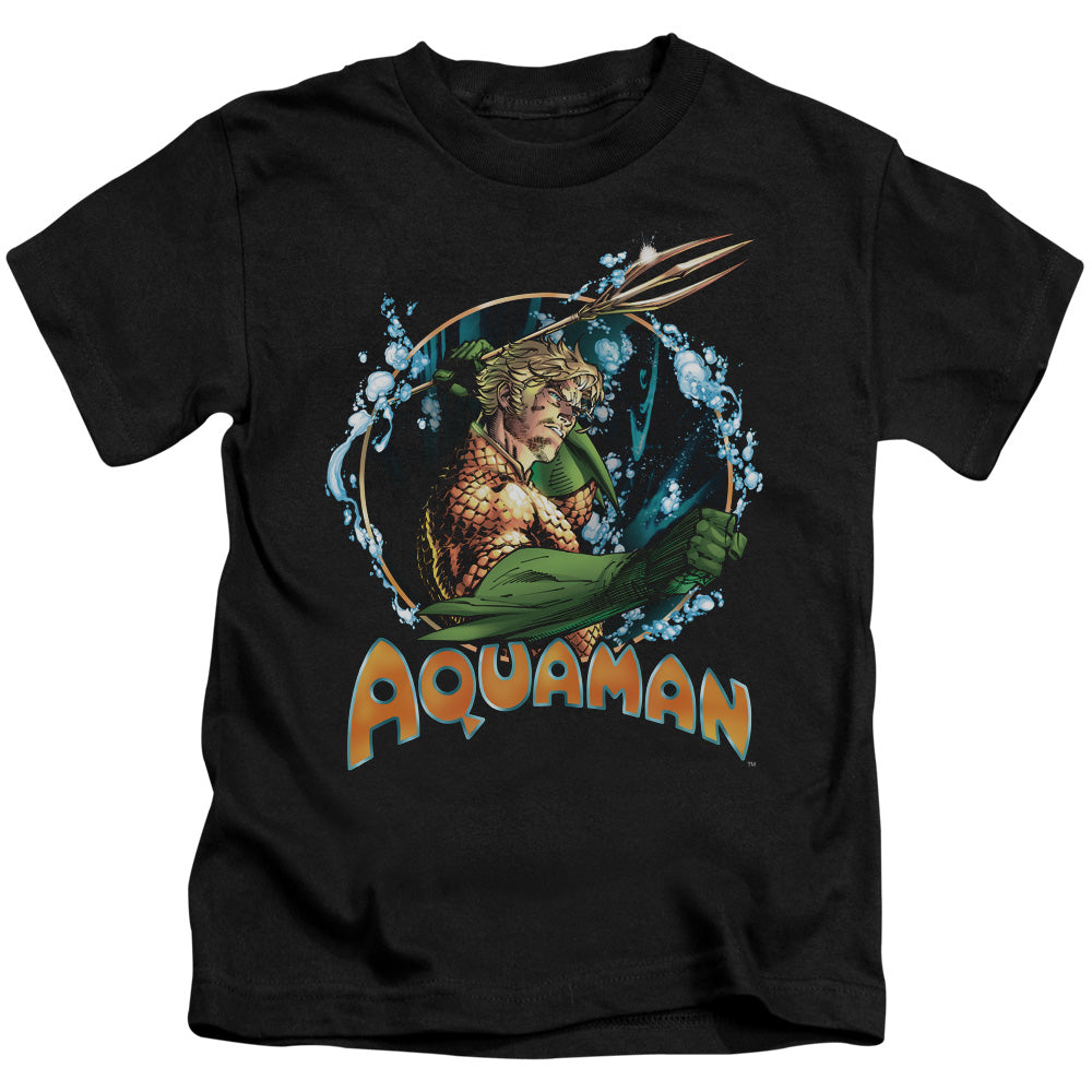 Justice League Ruler of the Seas Juvenile Kids Youth T Shirt Black