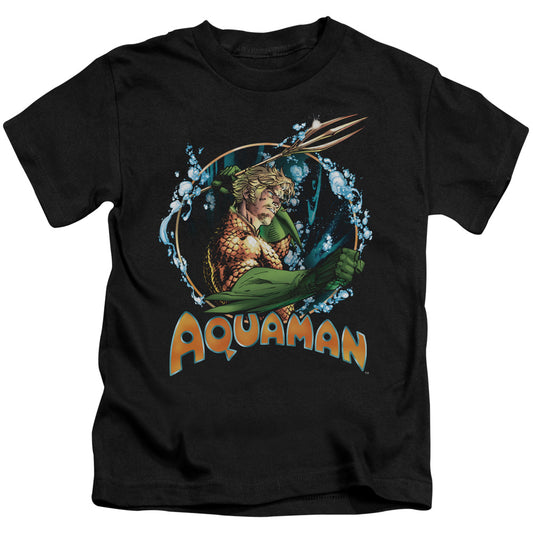 Justice League Ruler of the Seas Juvenile Kids Youth T Shirt Black