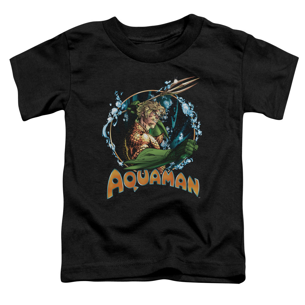 Justice League Ruler of the Seas Toddler Kids Youth T Shirt Black