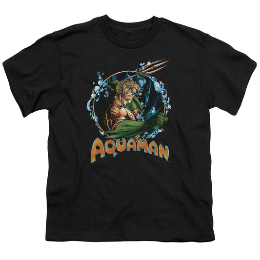 Justice League Ruler of the Seas Kids Youth T Shirt Black