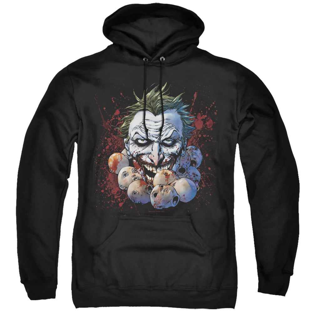 Justice League Doll Heads Mens Hoodie Black