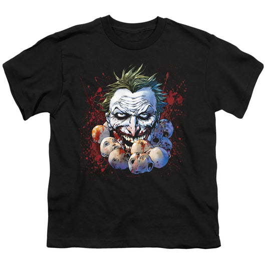Justice League Doll Heads Kids Youth T Shirt Black